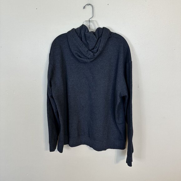 MTV Christmas Hoodie XL Port & Company Charcoal Gray Sweatshirt 90s Vtg Unisex - Picture 7 of 9